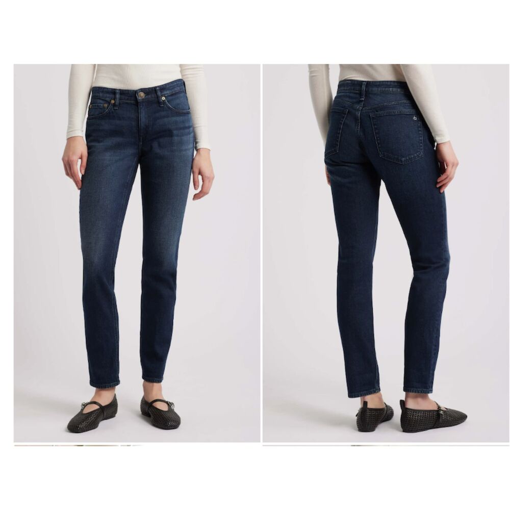 New with Tags Rag & Bone Dre Low Rise Slim Boyfriend Jeans size 24 E33